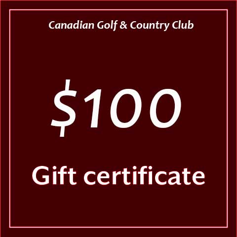 Gift Certificates -  Ottawa Golf Course Specials