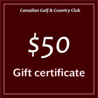 Gift Certificates -  Ottawa Golf Course Specials