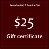 Gift Certificates -  Ottawa Golf Course Specials