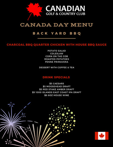 Canada Day Dinner & Fireworks